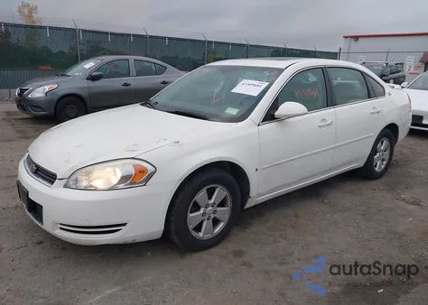 2007 Chevrolet Impala Lt из США, поврежденный, VIN 2G1WT58NX79253222